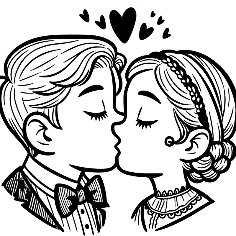 kissing