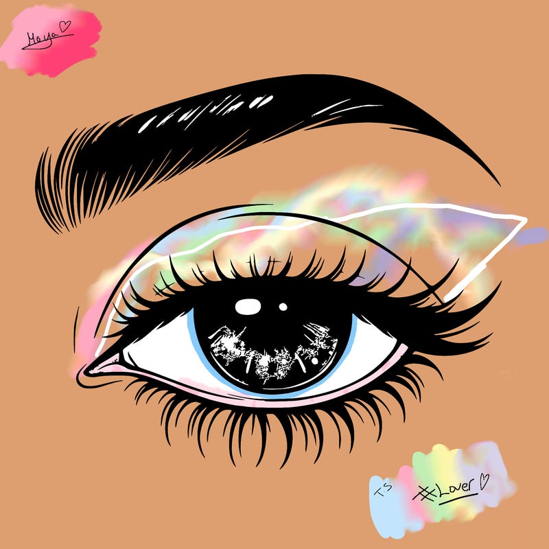 eye closed realistic