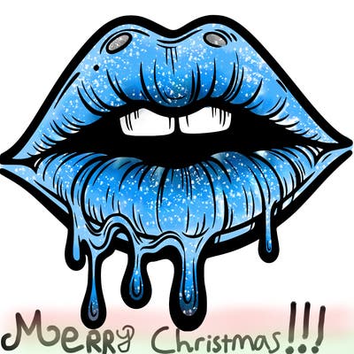 lips that look realistic and drip