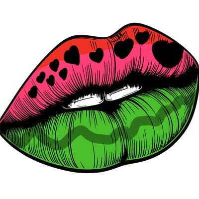 realistic lips