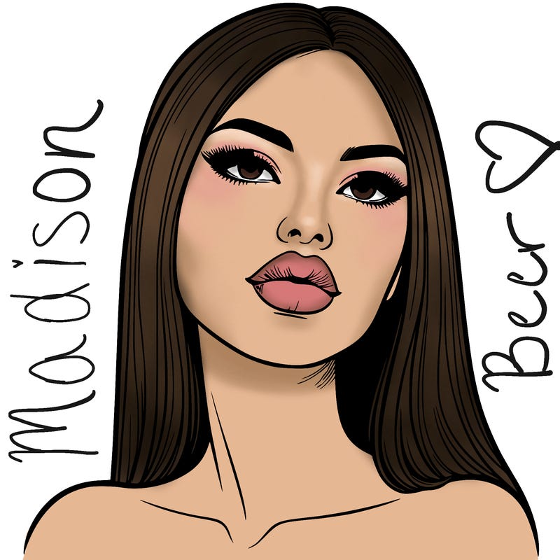 realistic woman with full lips