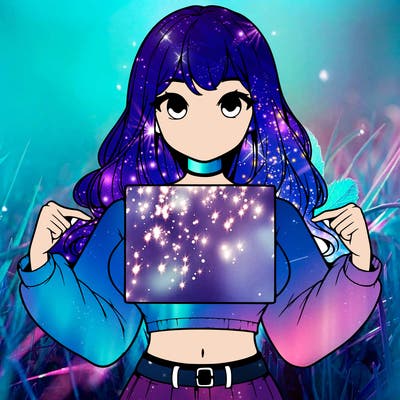 girl holding a blank sign in a long sleeve crop top