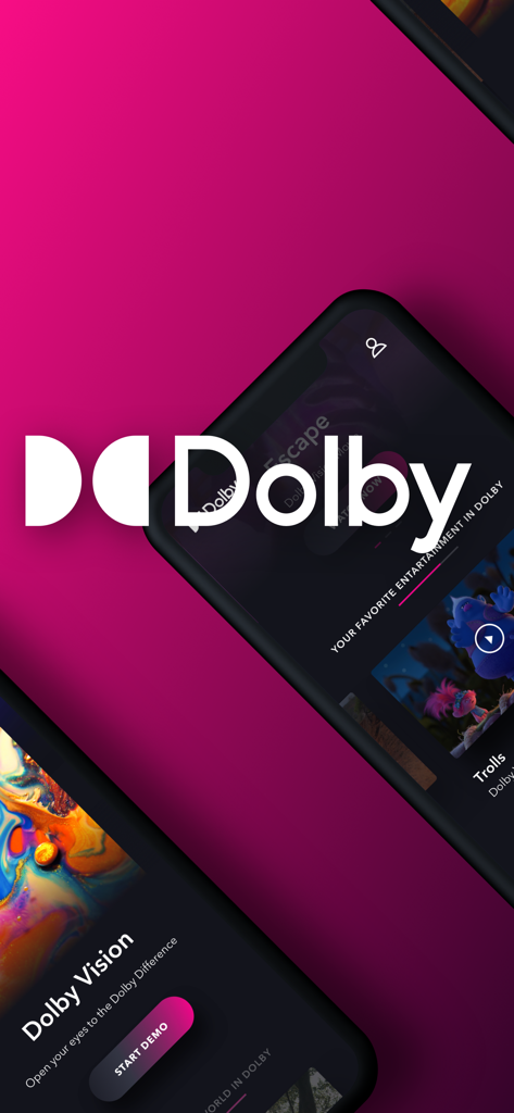 Dolby XP - Interfaz de la aplicación Dolby XP que muestra contenido de demostración de Dolby Vision en dispositivos móviles