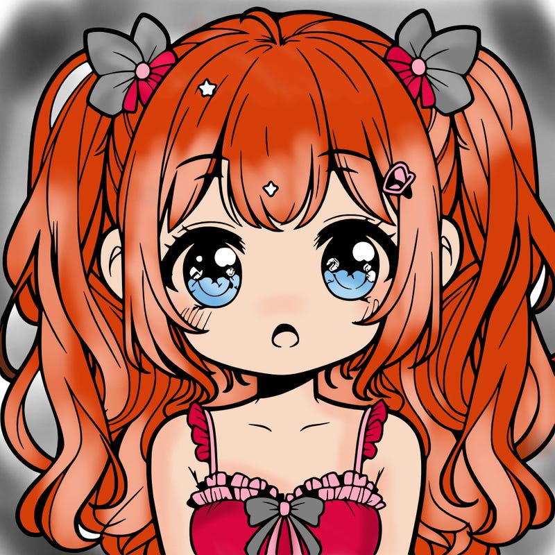 cute sweet anime girl