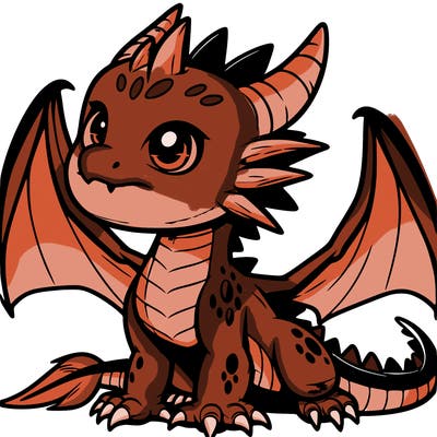 fierce baby night dragon