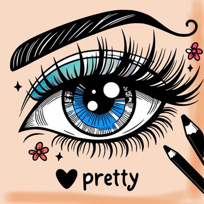 pretty eye