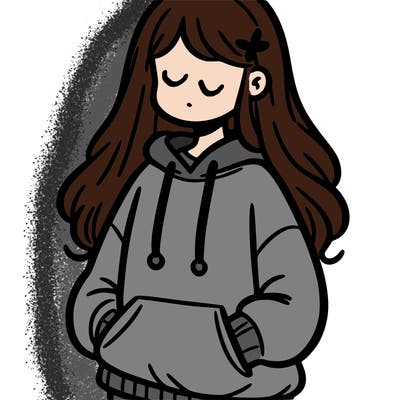 girl in sweatshirt