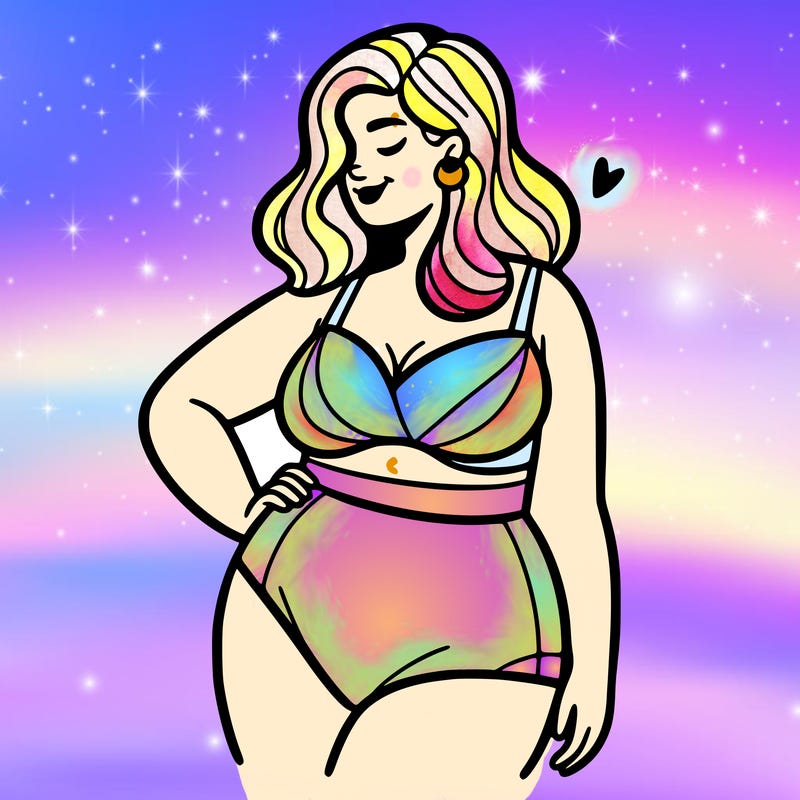plus size woman bathing suit