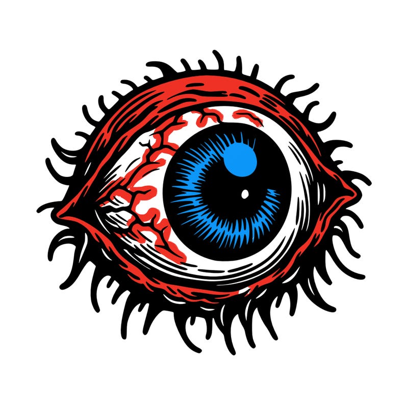 scary eye