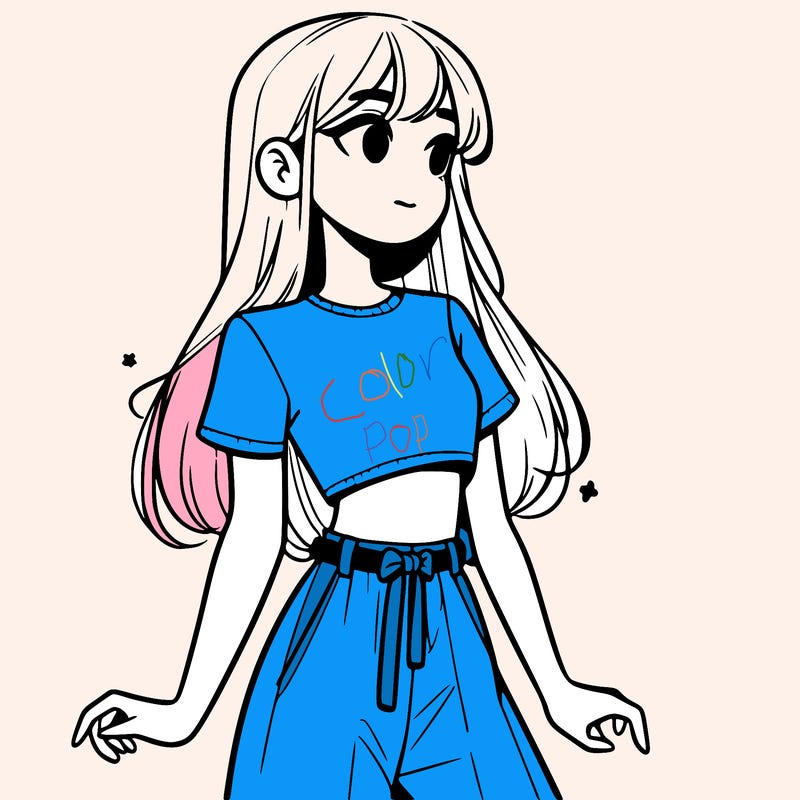 girl in a cute crop top