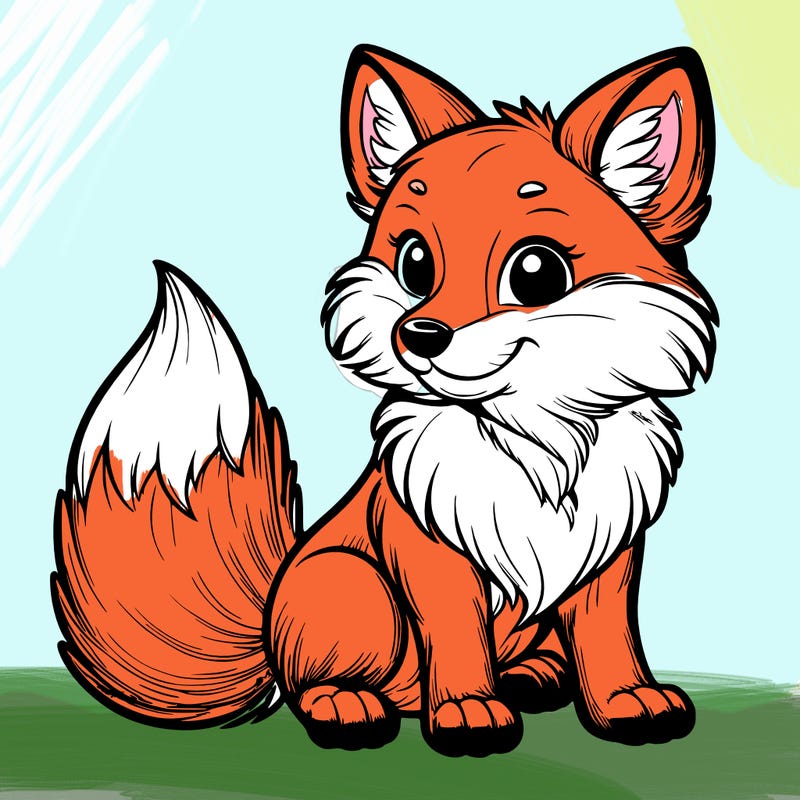 realistic fox