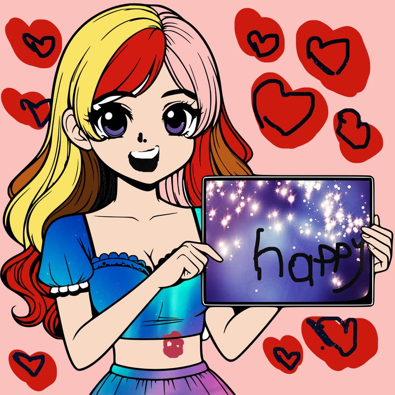 realistic pretty girl holding blank sign