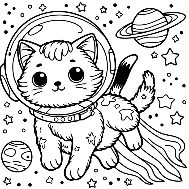 cat in space