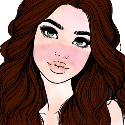 beautiful realistic girl