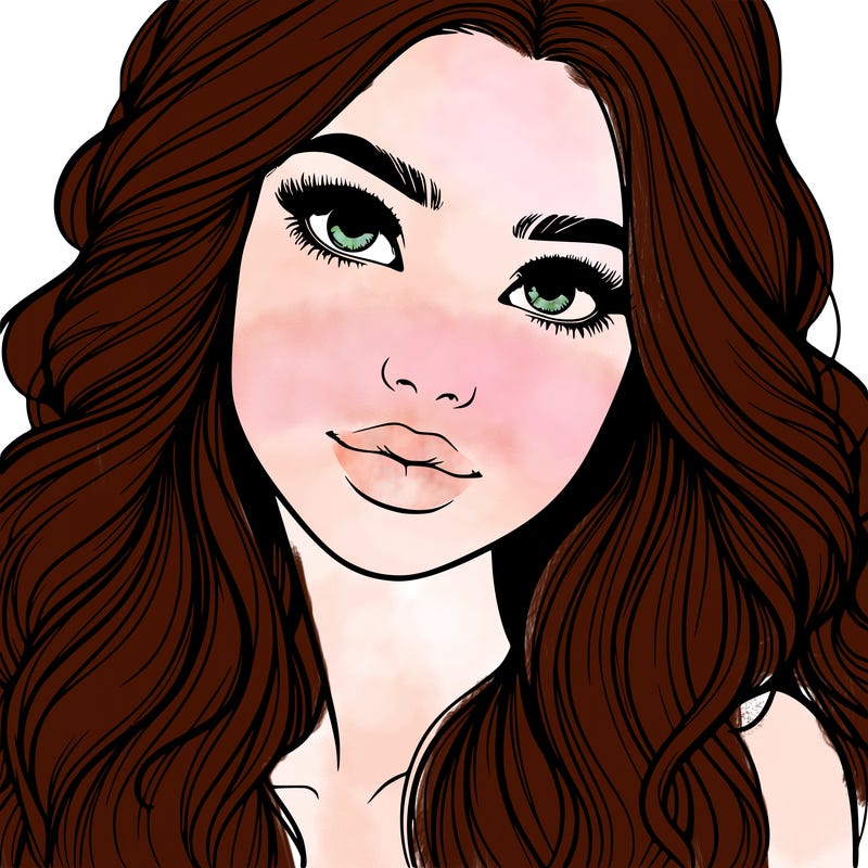 beautiful realistic girl