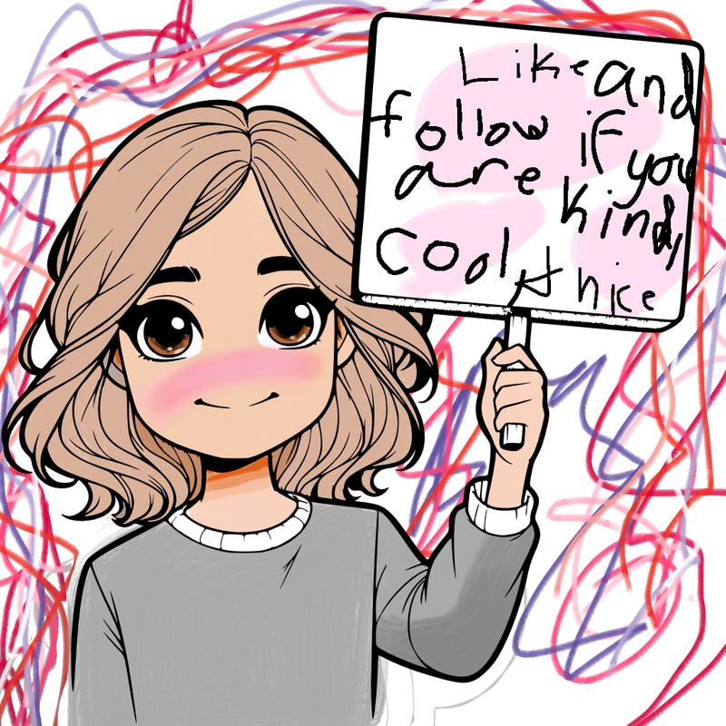 realistic girl holding up a sign