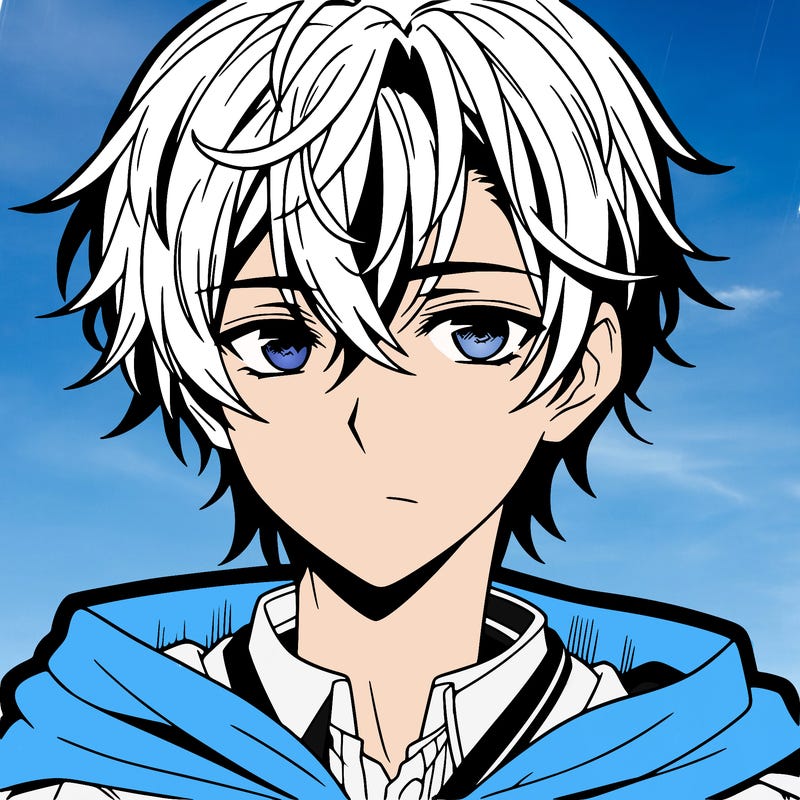 male manga character