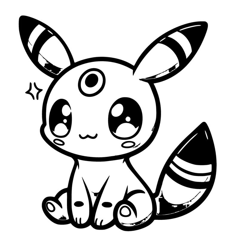 adorable cute umbreon