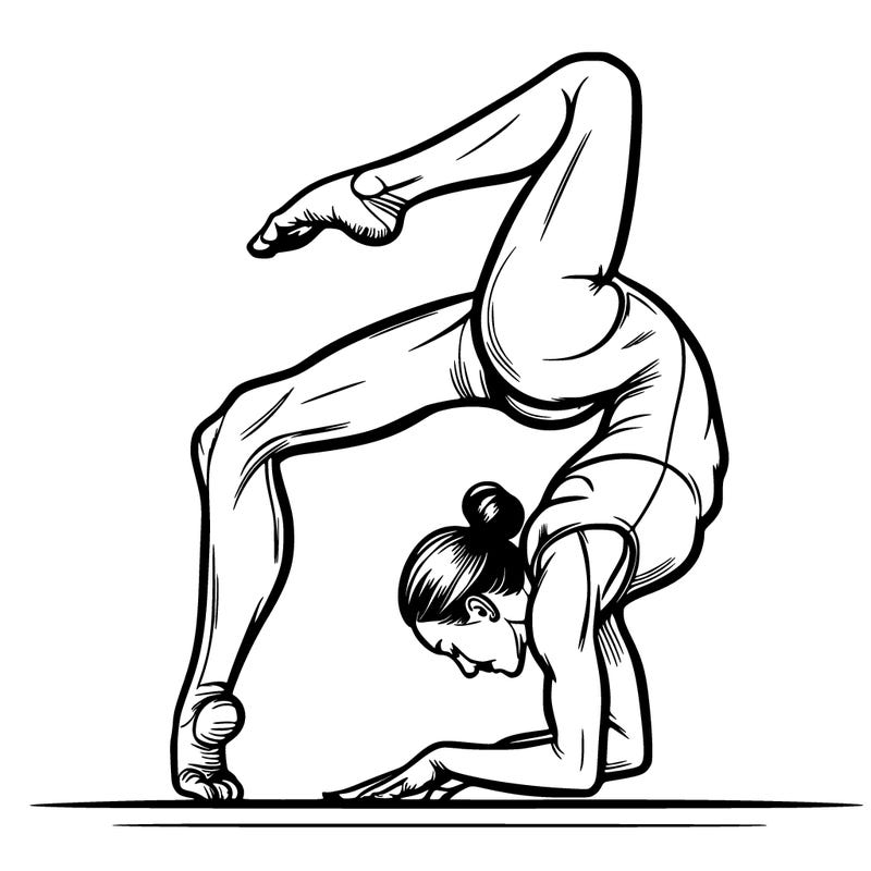 gymnastic pose