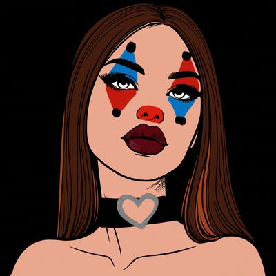 realistic woman with full lips