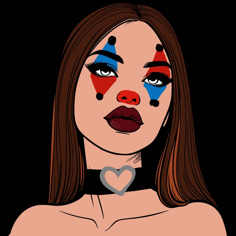 realistic woman with full lips