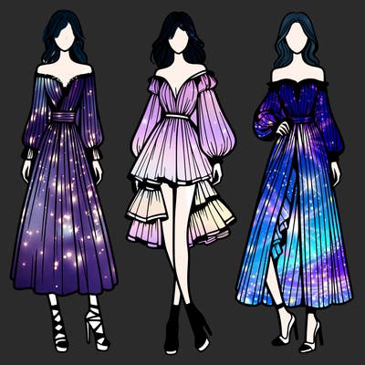 fashion models dresses