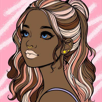 beautiful realistic girl