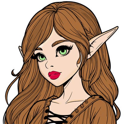 realistic elf girl