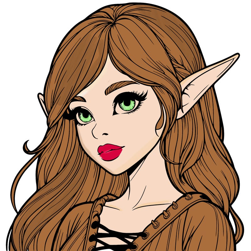 realistic elf girl