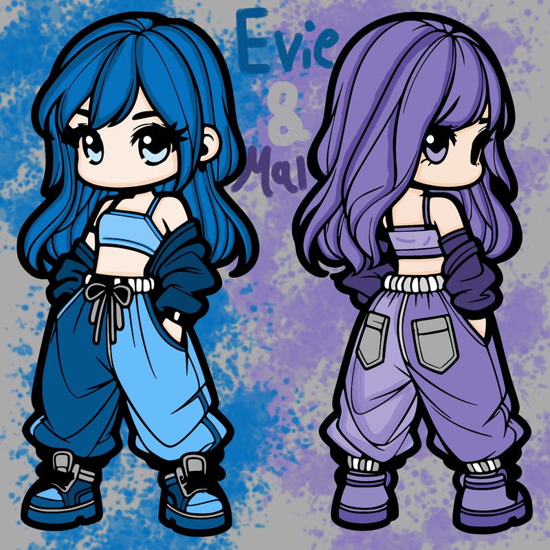 girl in crop top and baggy pants