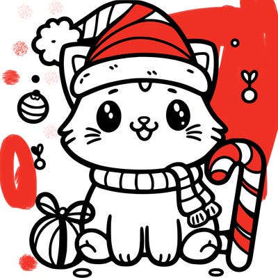 christmas cat