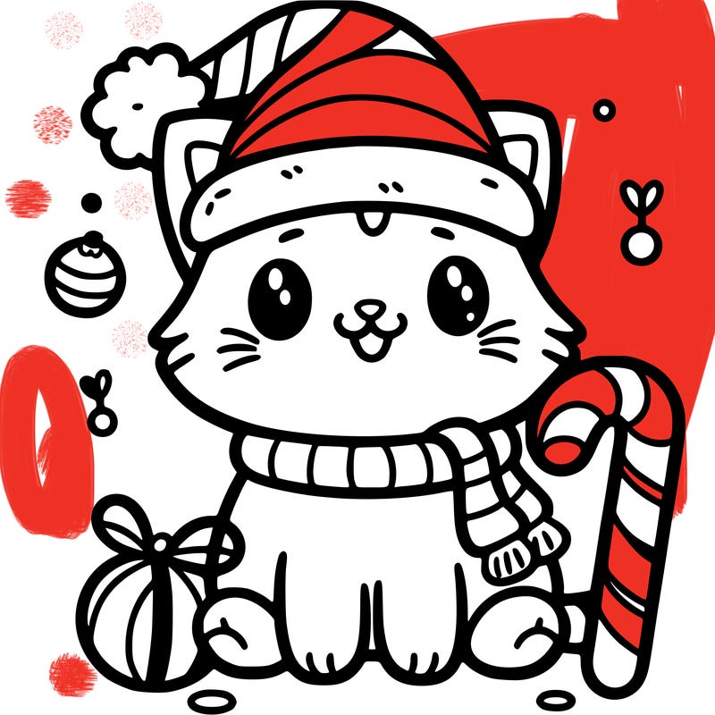 christmas cat
