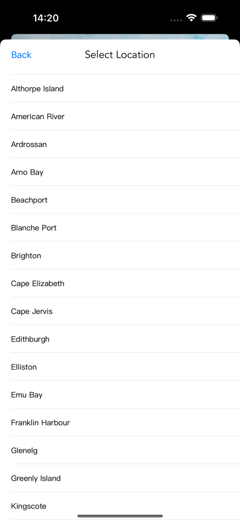 SA Tide Times - List of coastal locations in South Australia for tide information
