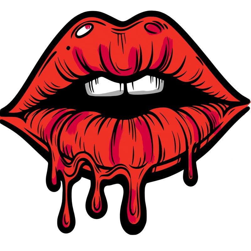 lips that look realistic and drip
