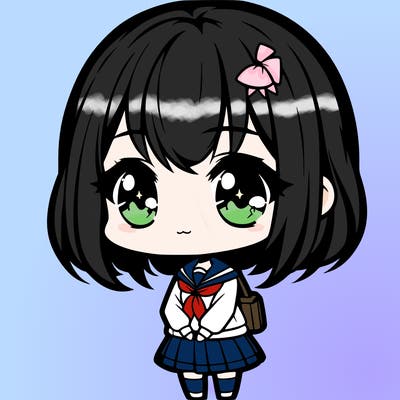 chibi anime girl