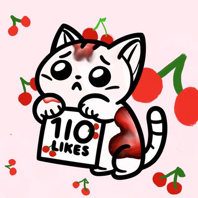 a cat begging for 10 likes