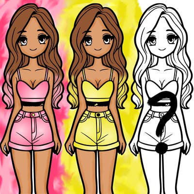 girl in a cute crop top