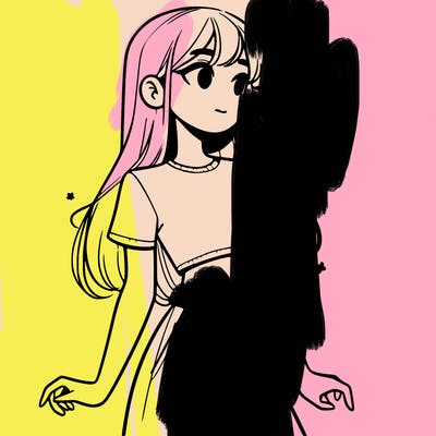 girl in a cute crop top