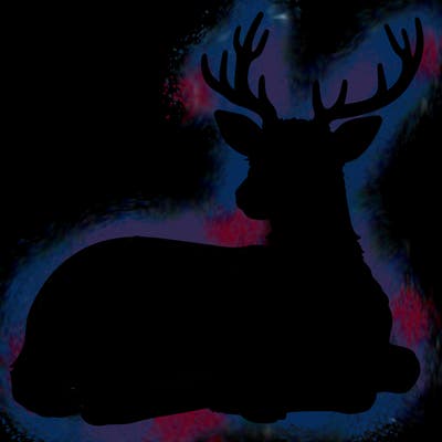 realistic deer with antlers