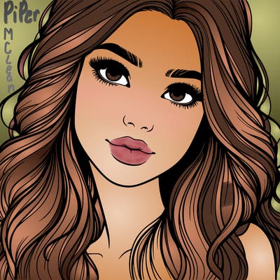 beautiful realistic girl