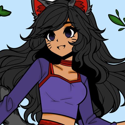 aphmau cat wolf human girl