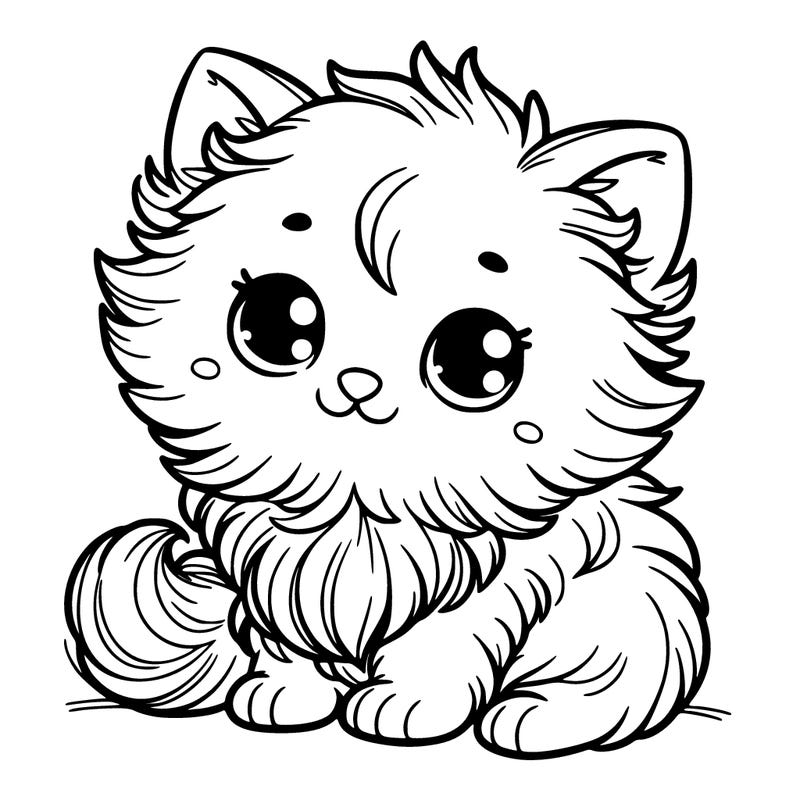 fluffy kitten