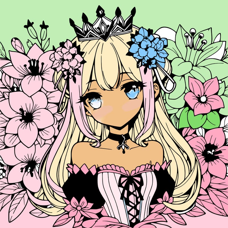 manga flower queen only one