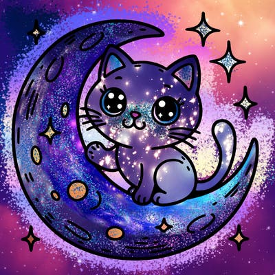 cat moon