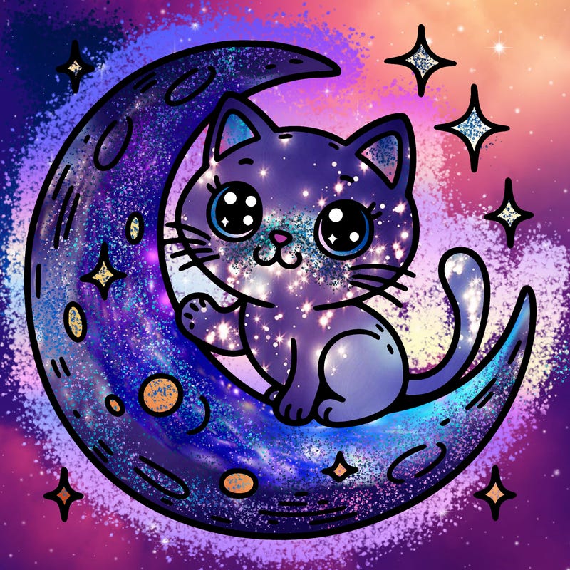 cat moon