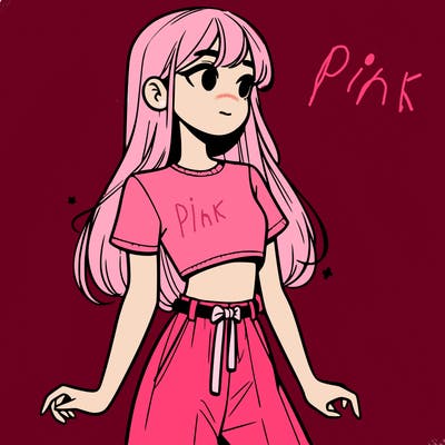 girl in a cute crop top