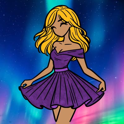 woman in skirt