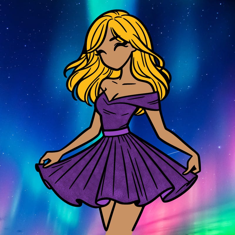woman in skirt