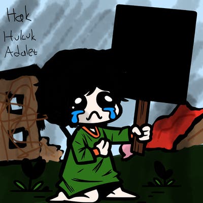 small poor toddler crying with sign that says 2 like plz