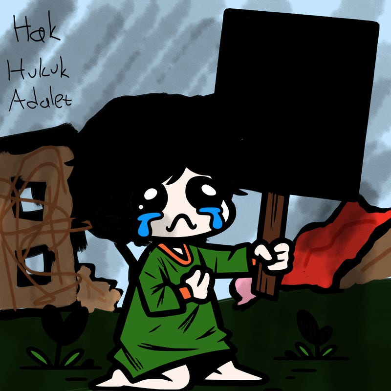 small poor toddler crying with sign that says 2 like plz